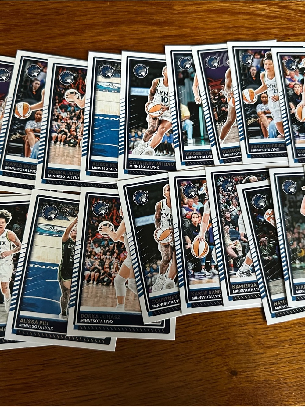 Panini Minnesota Lynx Basketball Trading Cards - Blue, White